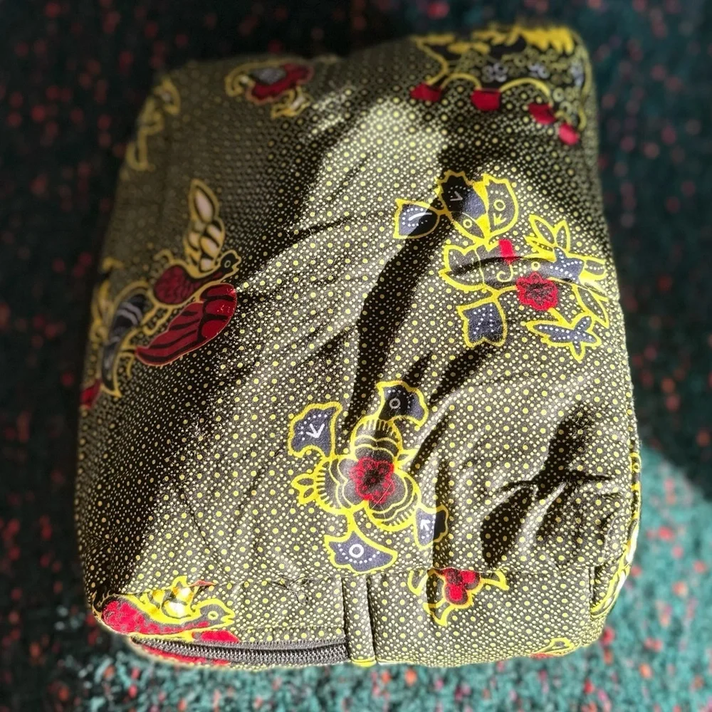 RARE NWOT Botswana Made Extra Large Cosmetics Bag